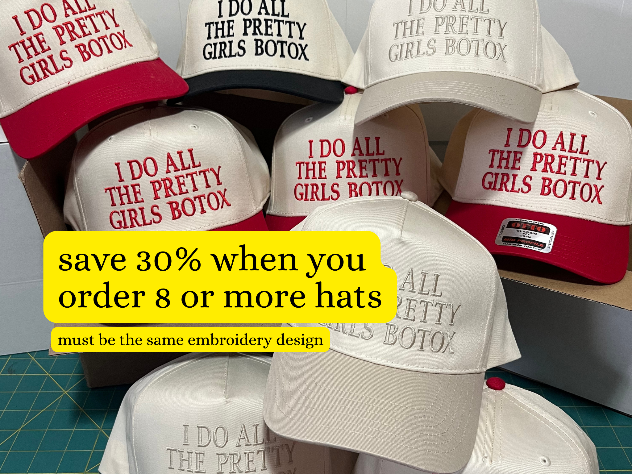 Color Brim Hats - Image 2