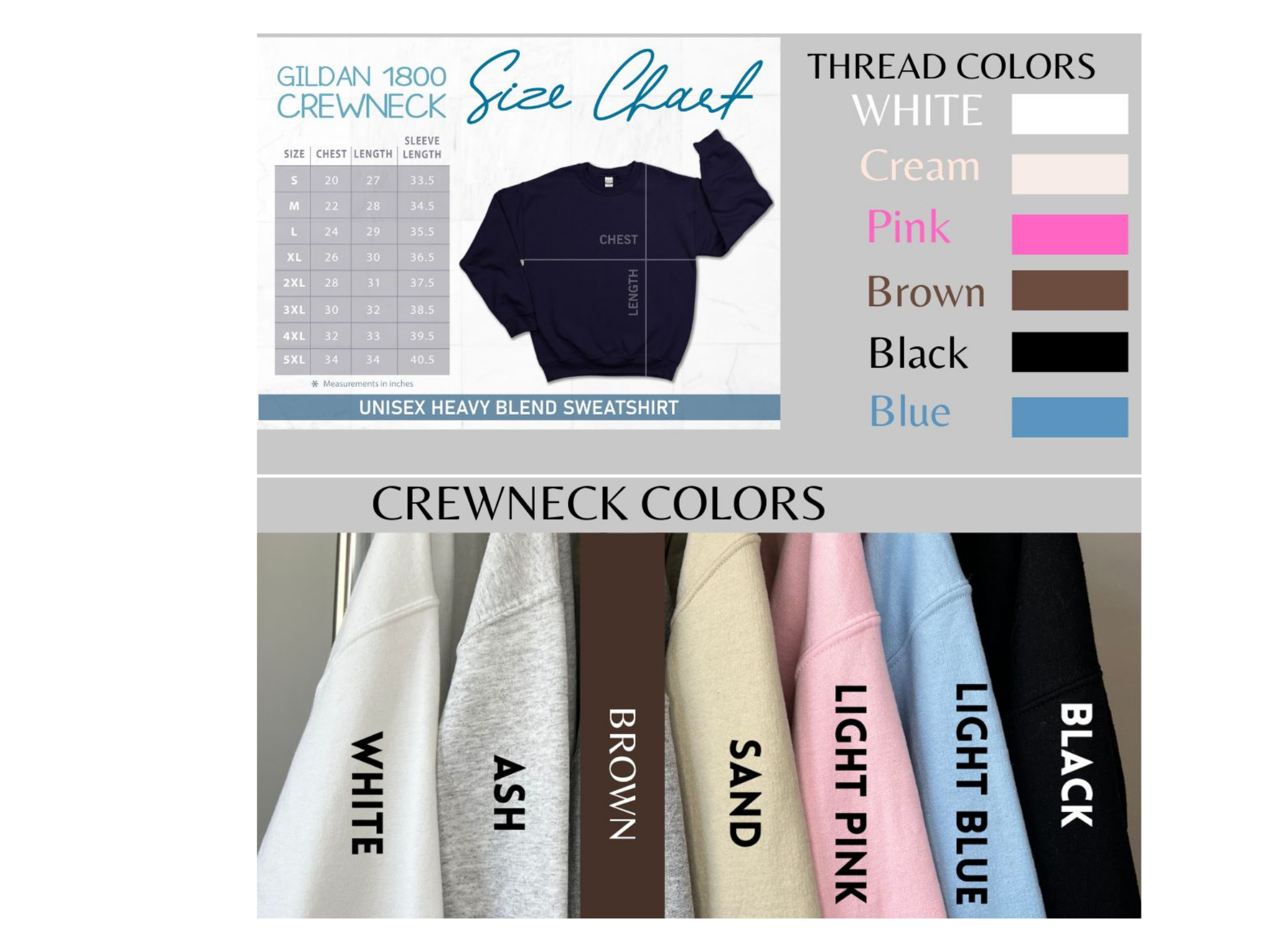 Gildan Crewneck - Image 7