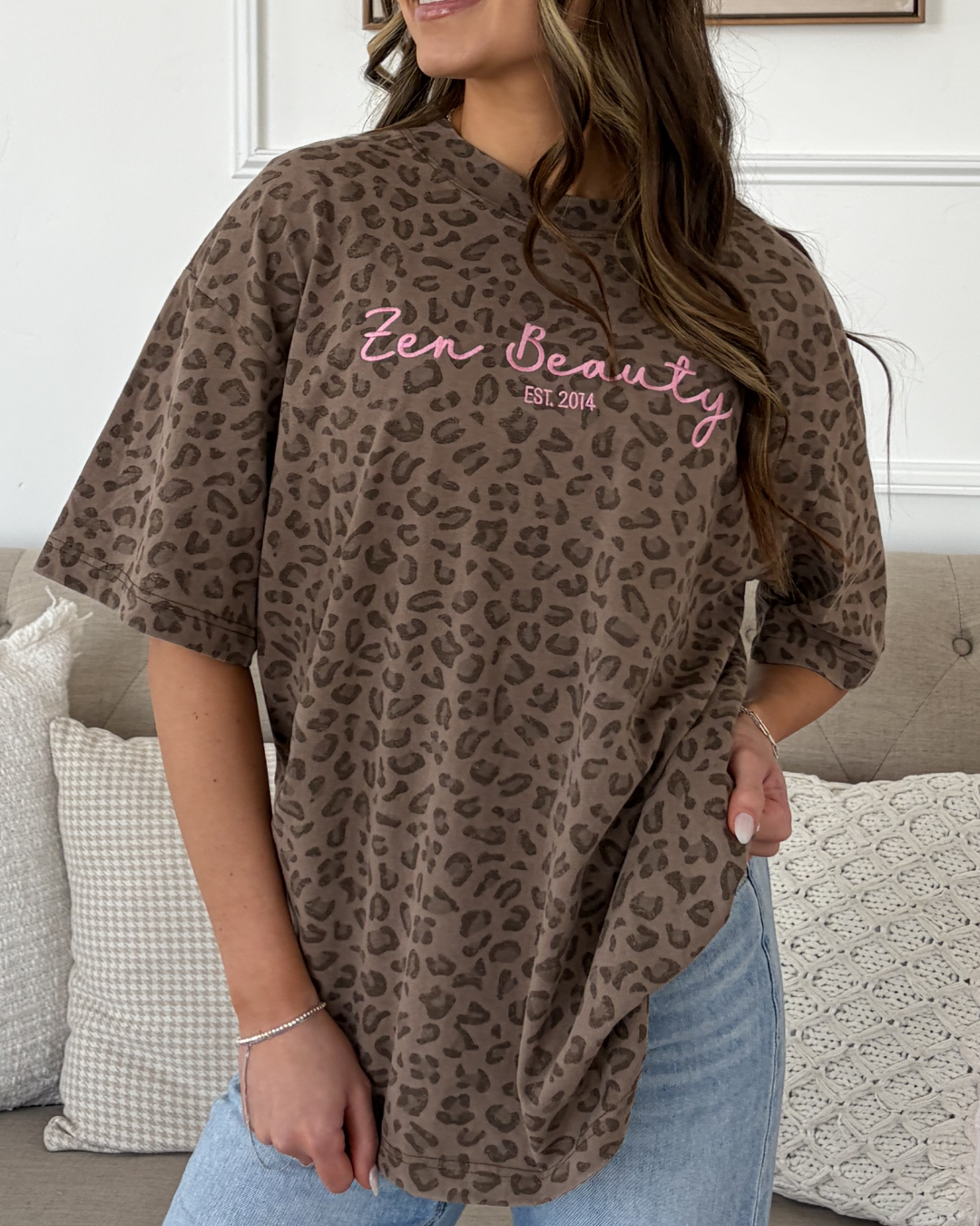 Leopard Statement Tee